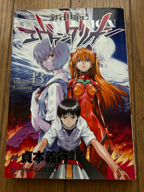 Neon Genesis Evangelion — Complete 14-Volume Set｜Yoshiyuki Sadamoto, Original Japanese First-Edition-Heavy Set (Kadokawa Comics Ace)
