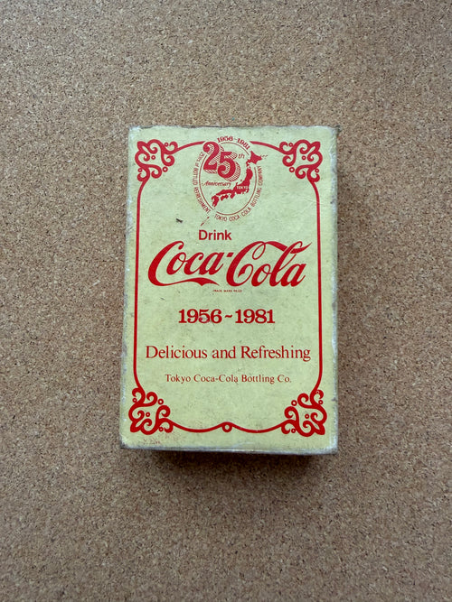 Tokyo Coca-Cola Bottling 25th Anniversary Brass Belt Buckle (1956–1981) — Vintage Japan, with Box