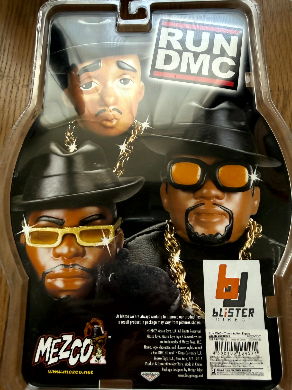 Run-DMC — Mezco 7" Figure Set (Japan Exclusive) | Run · DMC · Jam Master Jay, Sealed