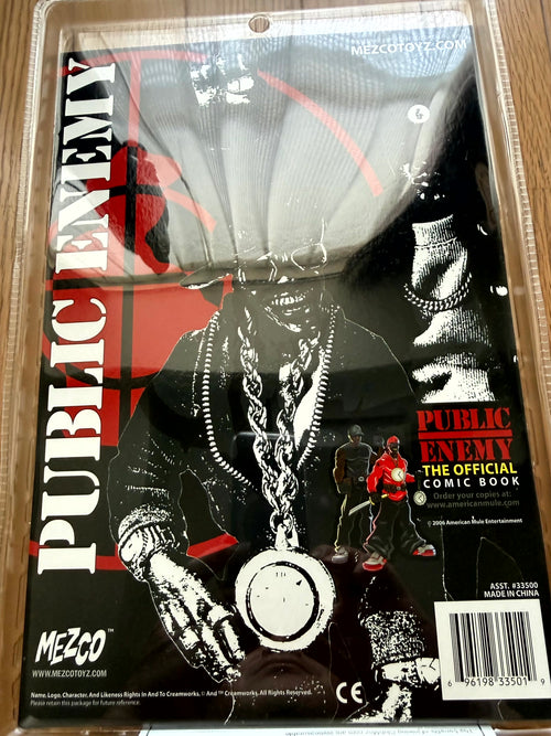 Public Enemy — Chuck D & Flavor Flav Mezco Figures Set (2006), Sealed