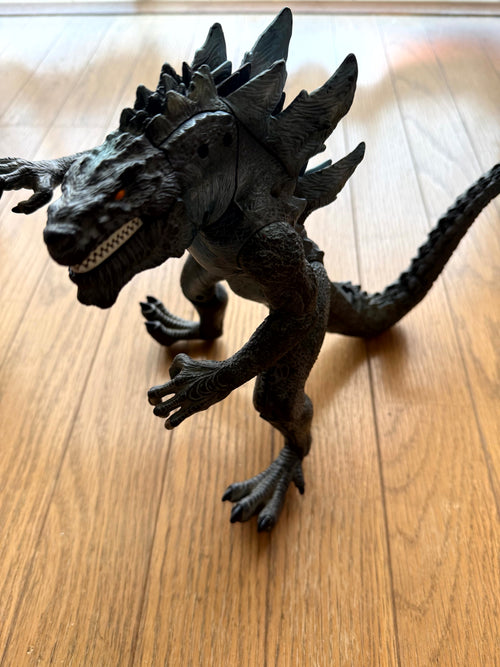 Godzilla 1998 "Living Godzilla" — Bandai Japan Electronic Figure, 30 cm, Tested & Roaring (Trendmasters)