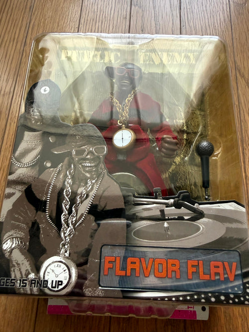 Public Enemy — Chuck D & Flavor Flav Mezco Figures Set (2006), Sealed