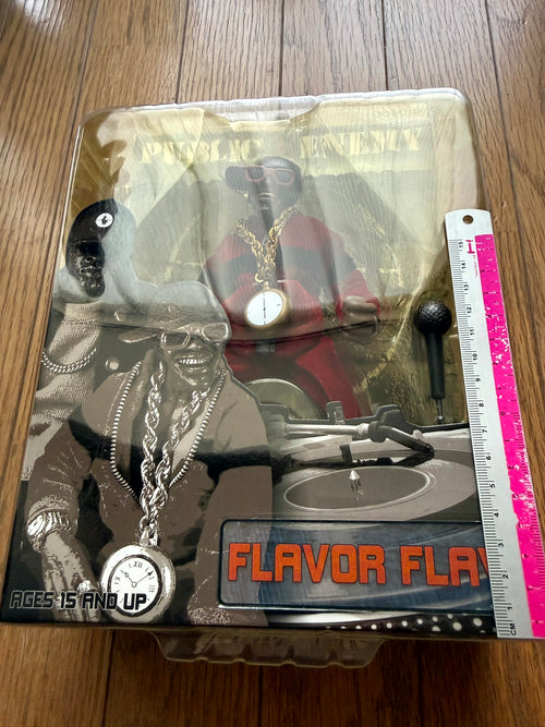 Public Enemy — Chuck D & Flavor Flav Mezco Figures Set (2006), Sealed