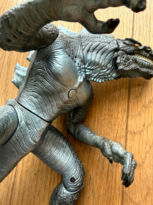 Godzilla 1998 "Living Godzilla" — Bandai Japan Electronic Figure, 30 cm, Tested & Roaring (Trendmasters)