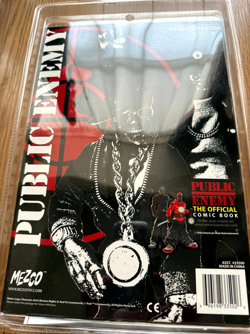 Public Enemy — Chuck D & Flavor Flav Mezco Figures Set (2006), Sealed