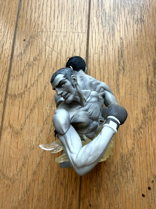 Ashita no Joe — YUJIN Fighting Collection Figure Set (Monochrome / Manga Ver.), Japan | Yabuki Joe · Carlos Rivera · Jose Mendoza · Last Scene — 5 Figures