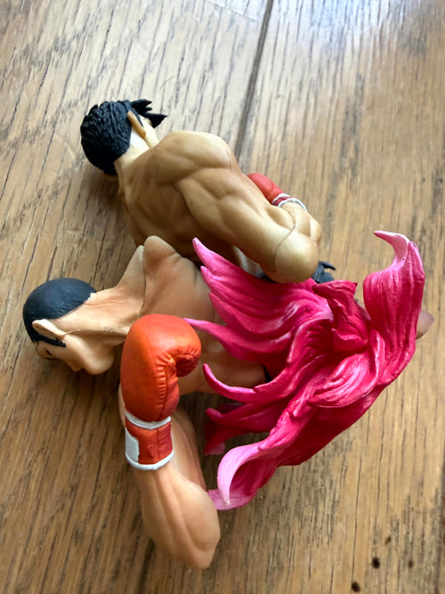 Ashita no Joe — YUJIN Fighting Collection Figure Set (Color Ver.), Japan | Yabuki Joe · Carlos Rivera · Jose Mendoza · Last Scene