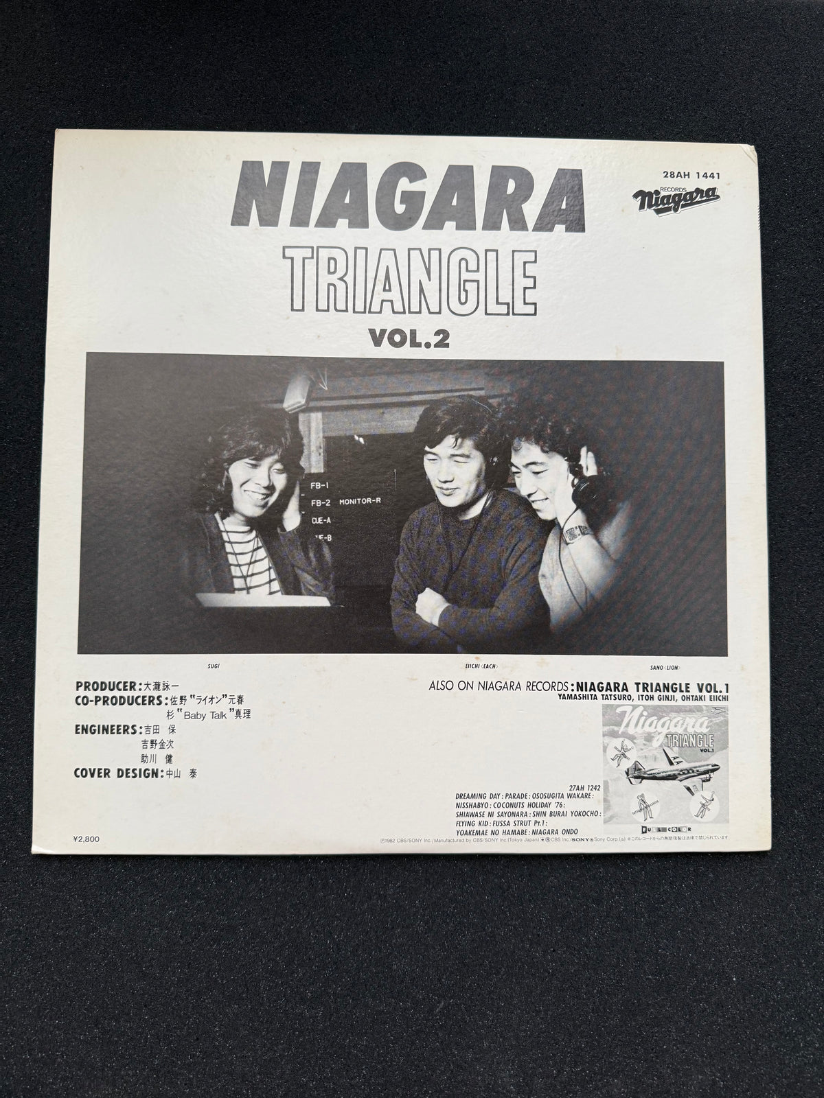 NIAGARA TRIANGLE — Vol. 2 Eiichi Ohtaki × Motoharu Sano × Masamichi Sugi · Niagara / CBS-Sony 28AH 1441