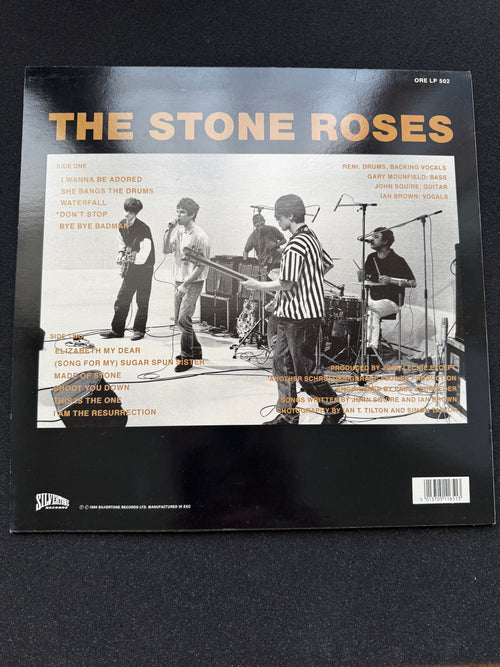 THE STONE ROSES — The Stone Roses 1989 First Pressing (SNA) · Silvertone ORE LP 502 · Japanese Victor Import Issue