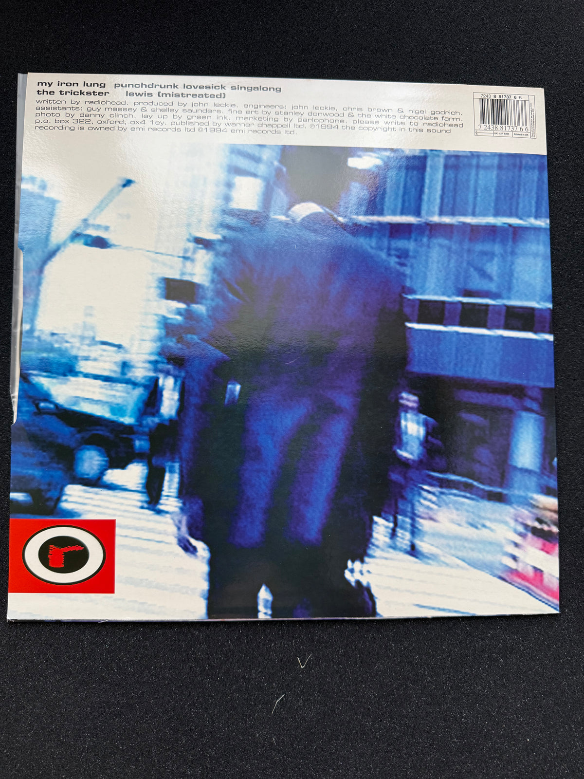 Radiohead — My Iron Lung E.P. 1994 Numbered Limited 12" · Parlophone 12R 6394 · No. 6091