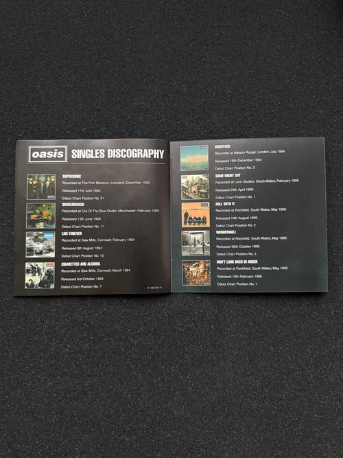 Oasis — Definitely Maybe Singles｜1996 UK Limited CD Box Set, Cigarette-Case Packaging (Creation / Helter Skelter)