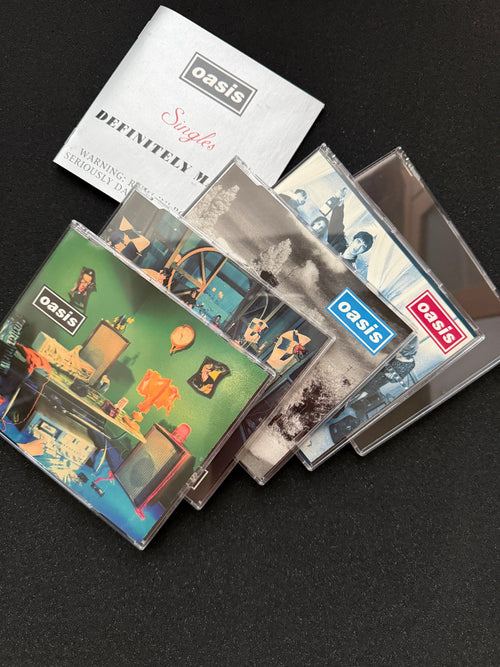 Oasis — Definitely Maybe Singles｜1996 UK Limited CD Box Set, Cigarette-Case Packaging (Creation / Helter Skelter)