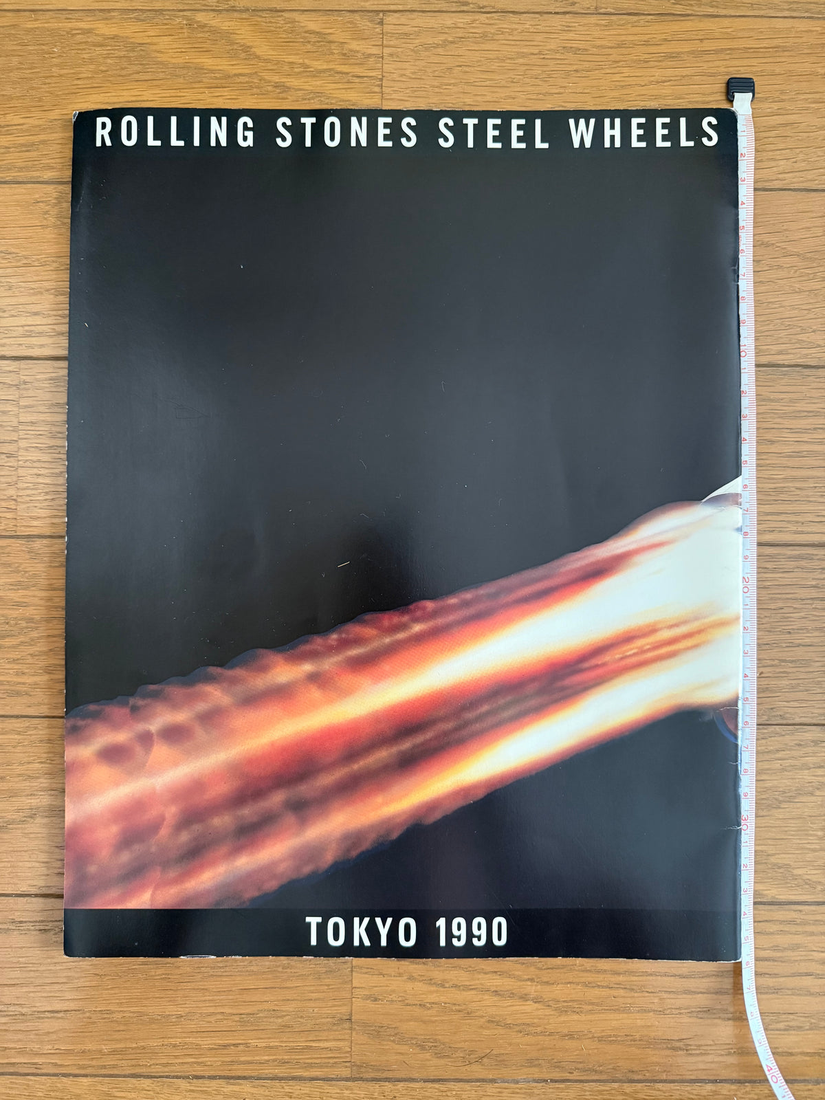 The Rolling Stones — Steel Wheels Tokyo 1990 Tour Programme + Original Ticket Stub (Tokyo Dome, Feb 17, 1990) | The Stones' First-Ever Japan Concerts