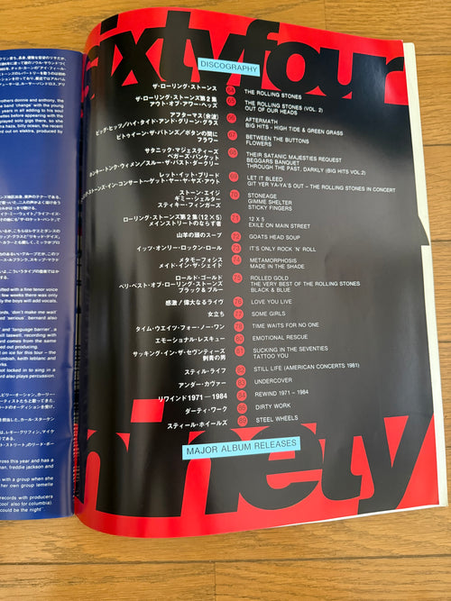 The Rolling Stones — Steel Wheels Tokyo 1990 Tour Programme + Original Ticket Stub (Tokyo Dome, Feb 17, 1990) | The Stones' First-Ever Japan Concerts